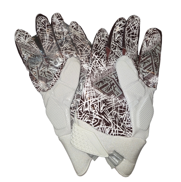Adidas Freak 3.0 Football GripTack White & Maroon Padded Receiver Gloves Sz 4XL - Picture 2 of 13